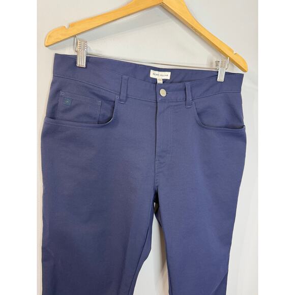 Peter Millar Performance 5-Pocket Core Pant Blue Stretch Men's 32x30 - Picture 3 of 14